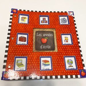 French School Keepsake Journal Book Kindergarten to grade 6